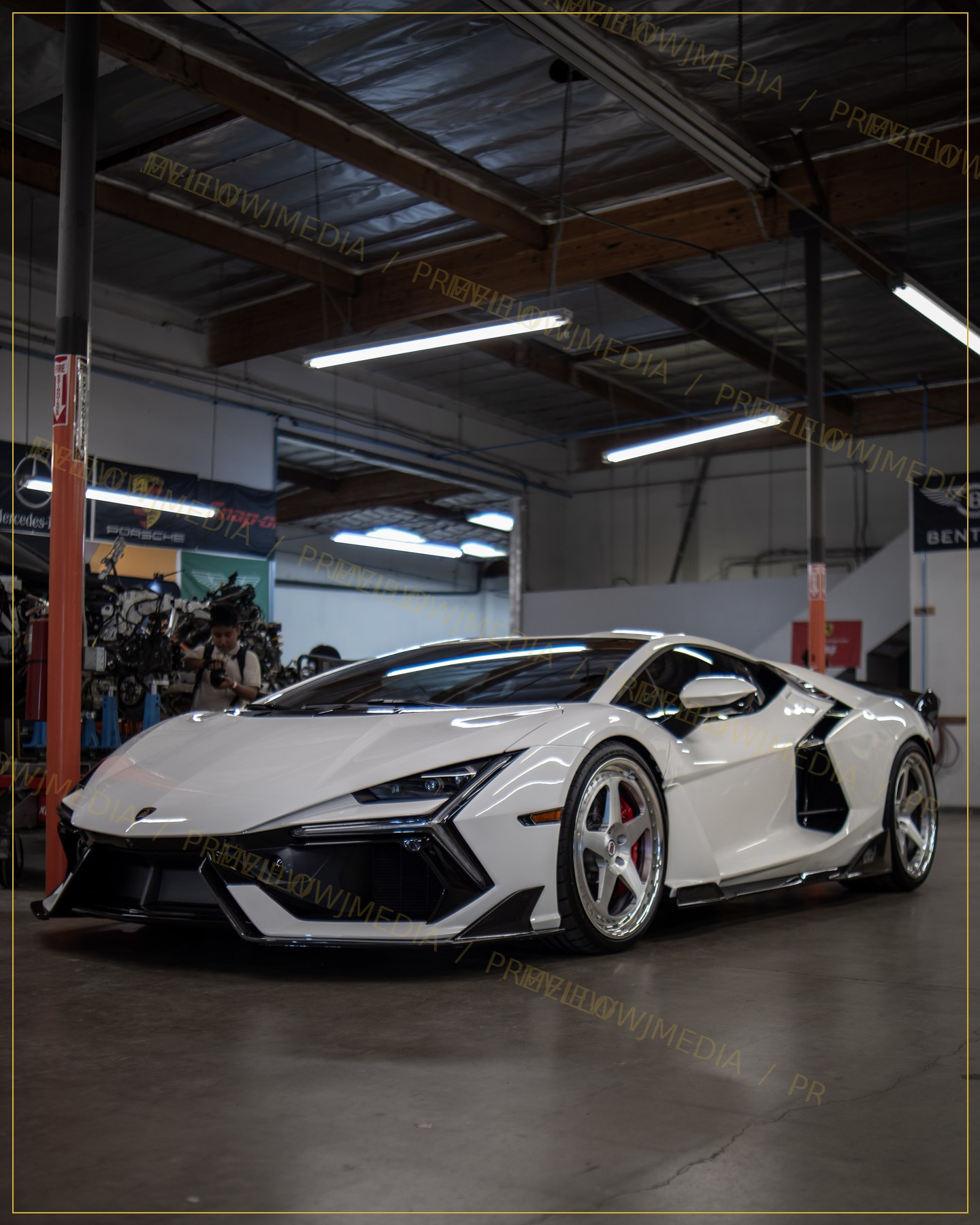 White Bull At Rest watermarked preview