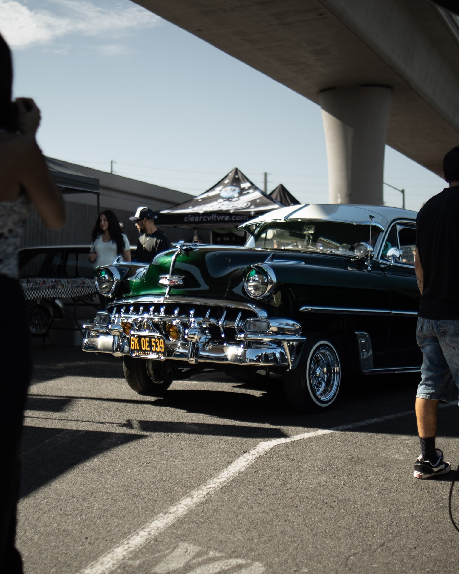 Motorcycle event photography at night
